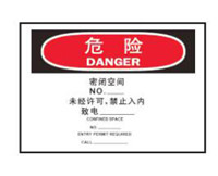 密闭空间安全标识