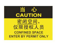 密闭空间安全标识
