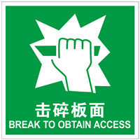 自发光逃生标识